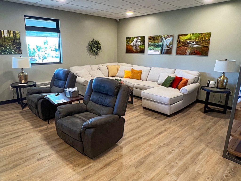 Beacon house cancer lounge.