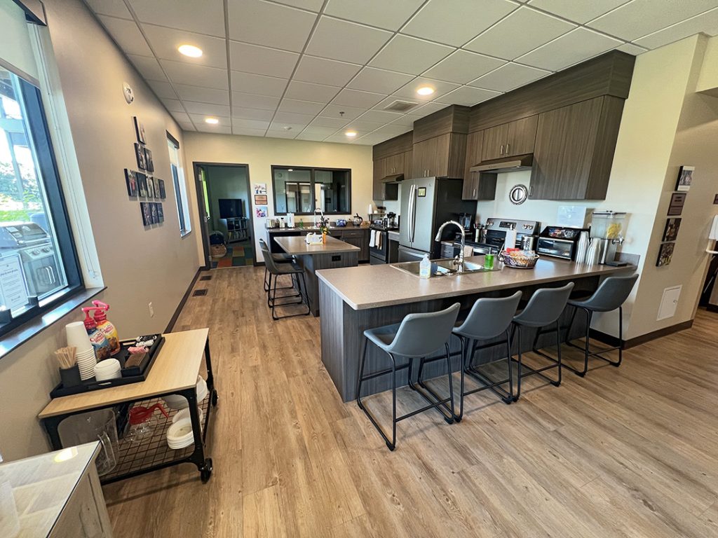 Beacon House family kitchen.