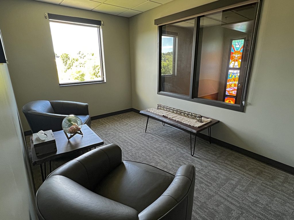 Beacon house reflection room.